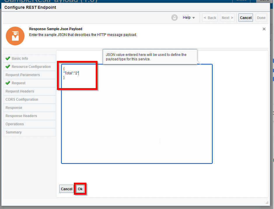 Exposing a REST Service with a Payload in OIC - figure 11