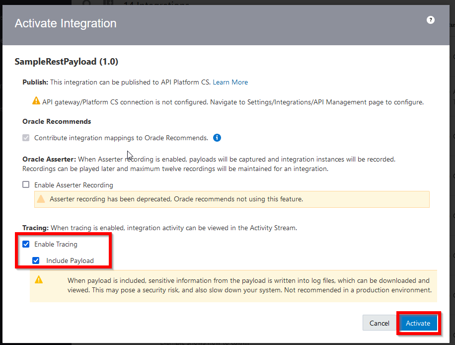 Exposing a REST Service with a Payload in OIC - figure 26