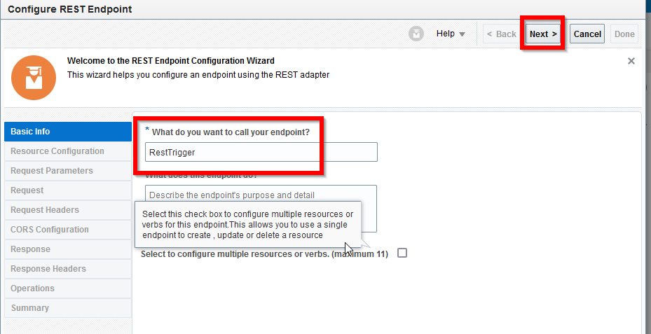 Exposing a REST Service with a Payload in OIC - figure 5