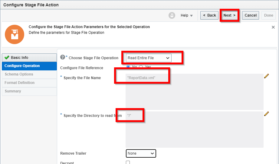 Pattern: Extract BI Publisher Data - figure 42