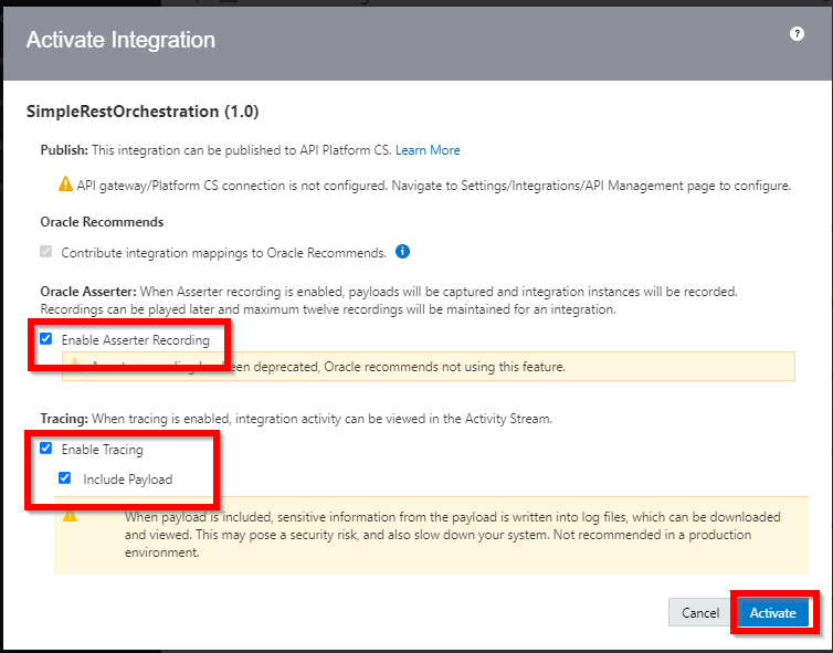 Using a REST Trigger in Oracle Integration Cloud - figure 15