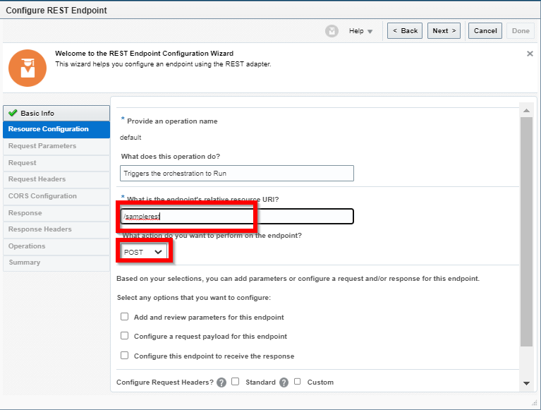 Using a REST Trigger in Oracle Integration Cloud - figure 7