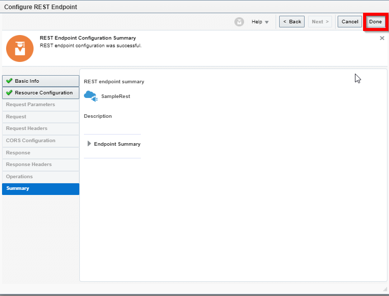 Using a REST Trigger in Oracle Integration Cloud - figure 8