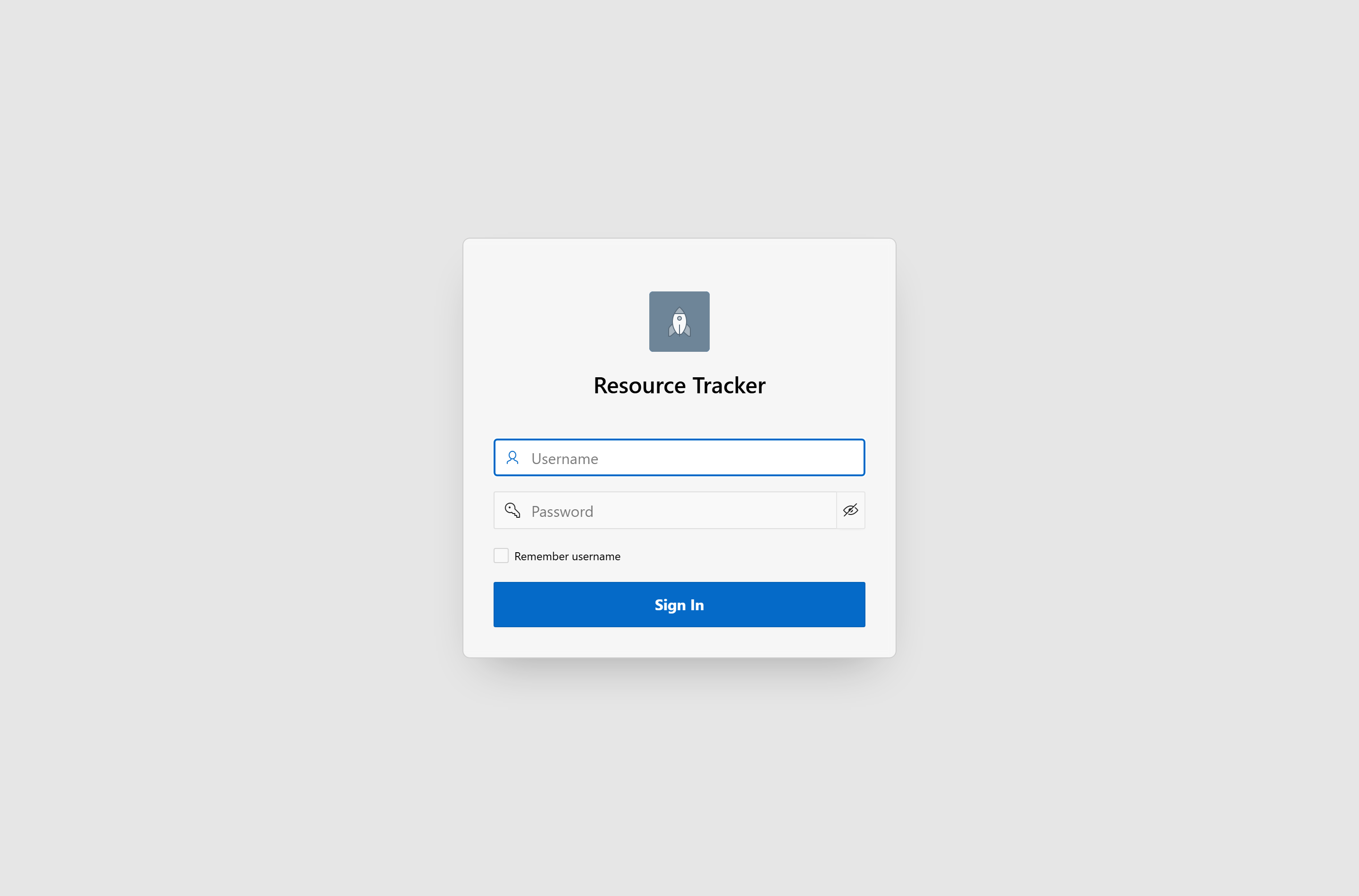 Sign in with one of the demo logins below. What you can see depends on the role attached to that login — a standard user lands on a personal workspace, while a practice lead or PM sees the full navigation.